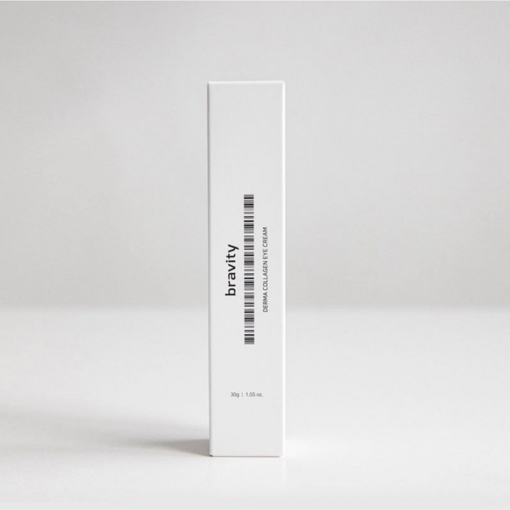 Bravity derma collagen eye cream- An highly-concentrate eye cream that contains active ingredients such as collagen, PDRN, EGF, and FGF to moisturize dry and thin skin around the eyes.