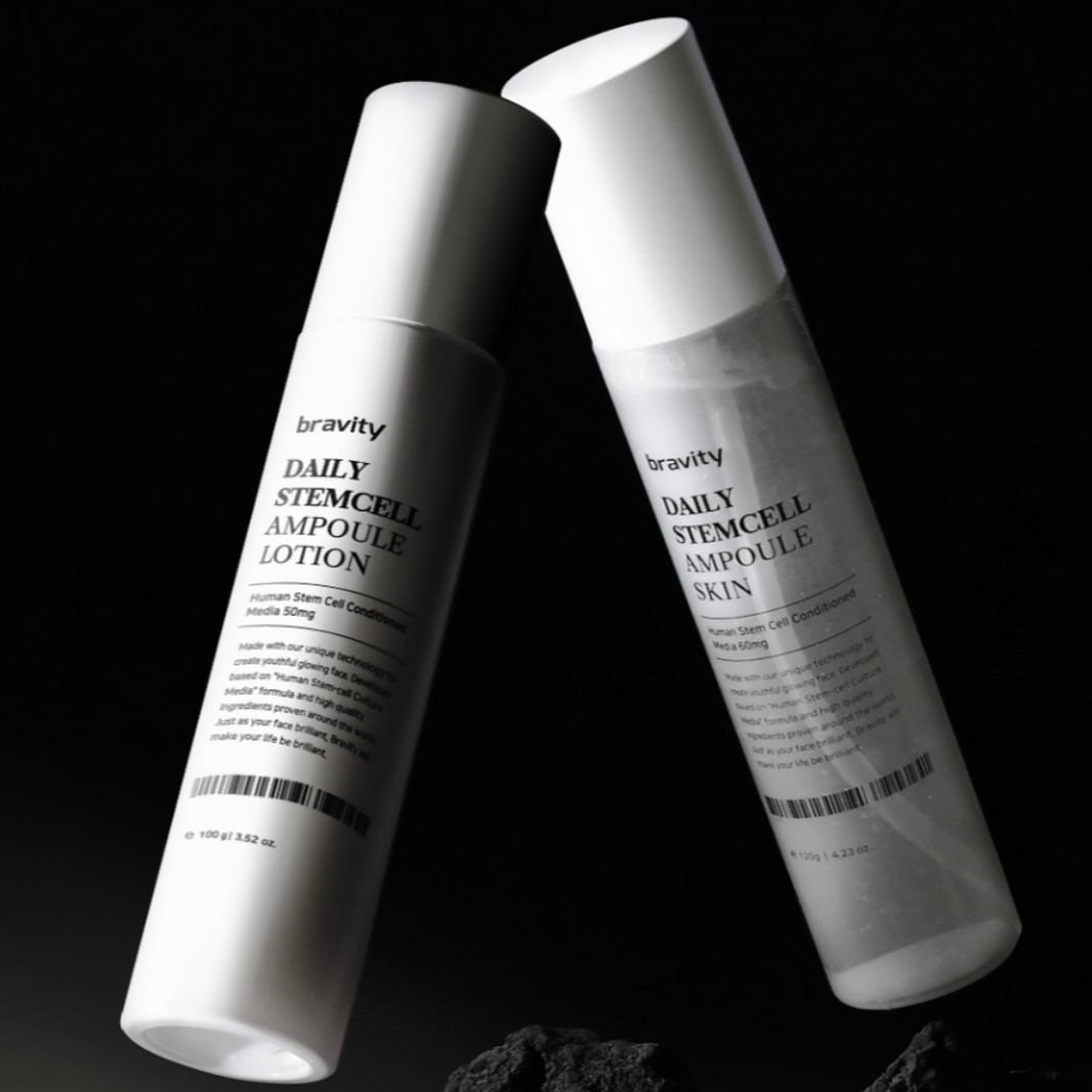 Bravity Daily Stemcell Skin 120ml and Lotion 100ml - The serum is a perfectly lightweight, and the moisturizer is a perfect warm-weather hydrator.